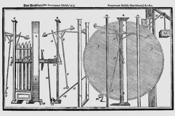 Возможно, именно так приводится в движение вечный двигатель Иоганна Бесслера