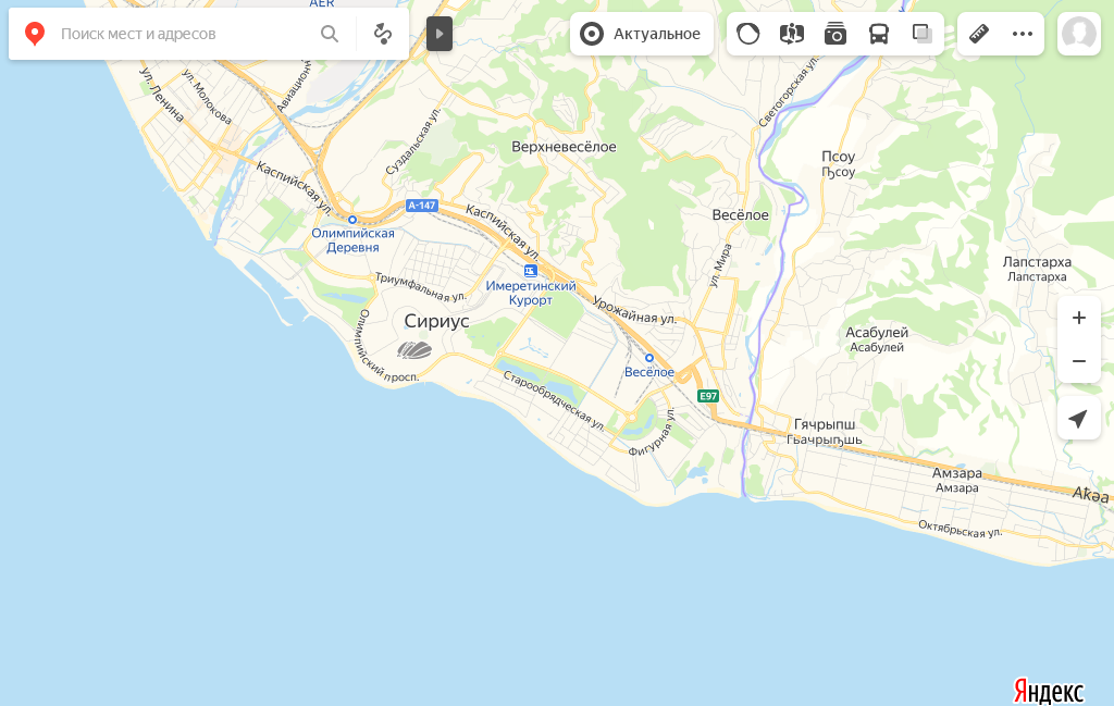 Сириус / ЯндексКарты