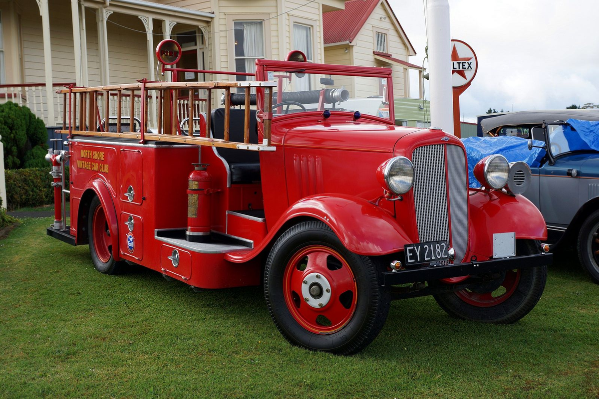 Пожарная машина Chevrolet 1933 год