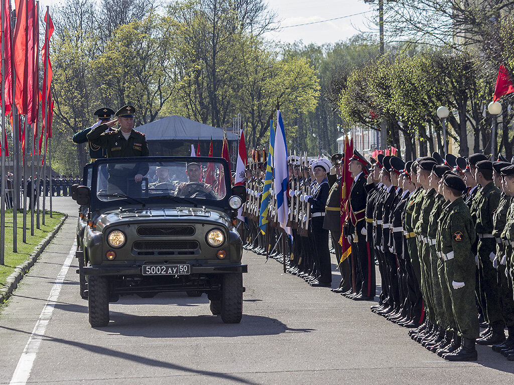 Смоленск. Репетиция парада Победы