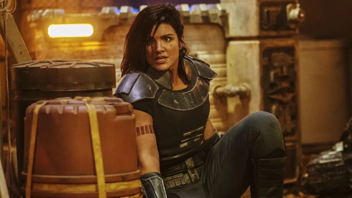 В образе Кары Дюн | Фото https://www.buzzfeed.com/larryfitzmaurice/gina-carano-fired-the-mandalorian