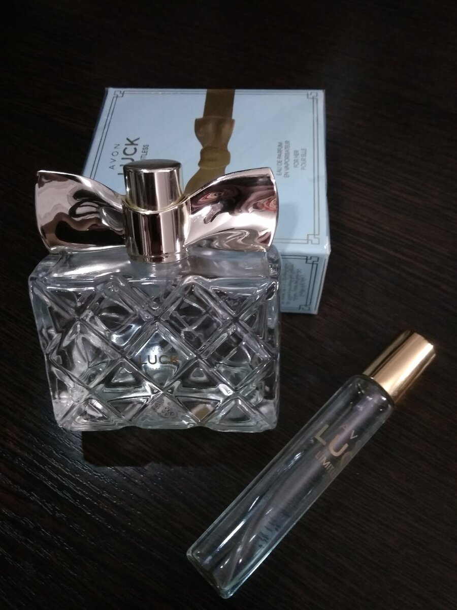 Avon Luck Limitless в объеме 50 мл и 10 мл