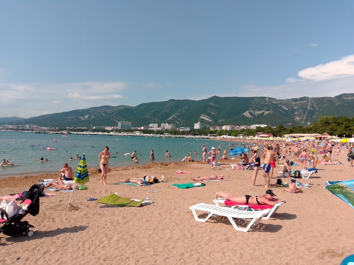 Отдых в Геленджике в июле прошлого года.