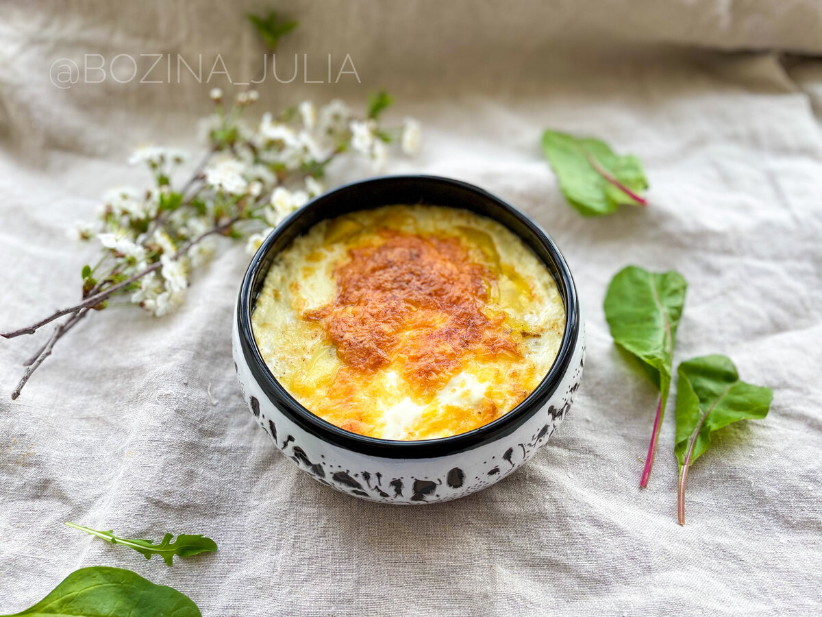 Запеченный картофель в сливках и чесноке (Gratin dauphinoise)