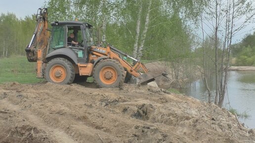 Благоустройство наших прудов: делаем пляжи и выравниваем берега!