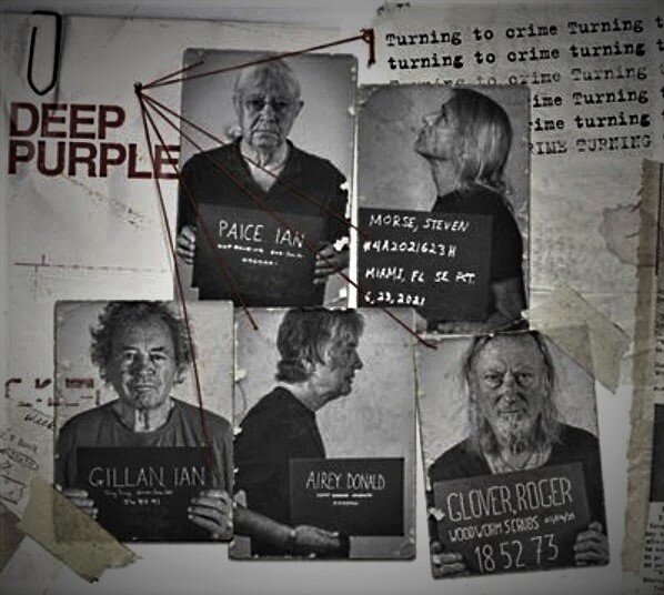 Deep purple crime. Deep Purple turning to Crime. Deep Purple turning to Crime 2021 обложка. Deep Purple New album 2022. Deep Purple turning to Crime фото.