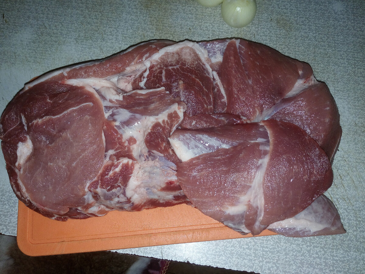 Свиная шейка для шашлыка