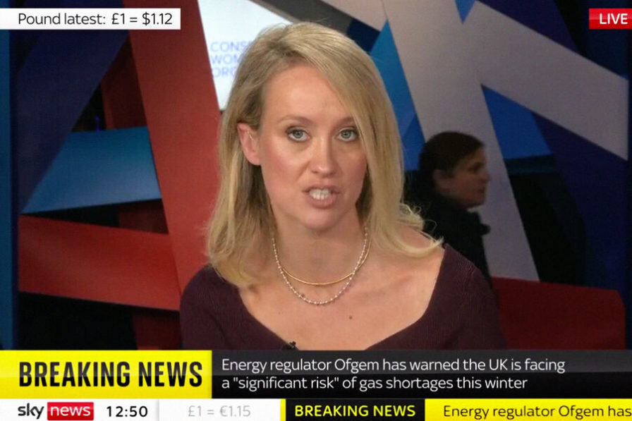    Фото: Кадр из программы/ Sky News Татьяна Шароватова
