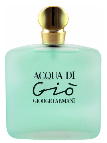 Acqua di Gio Giorgio Armani — это аромат для женщин, он принадлежит к группе цветочные фруктовые. Acqua di Gio выпущен в 1995 году. Парфюмер: Edouard Fléchier. Верхние ноты: Пион, Мускусная водка, Ананас, Лимон, Персик, Лист банана и Фиалка; средние ноты: Ландыш, Лилия, Гиацинт, Жасмин, Фрезия, Калон, Иланг-иланг и Роза; базовые ноты: Мускус, Кедр, Сандал, Амбра и Стиракс.