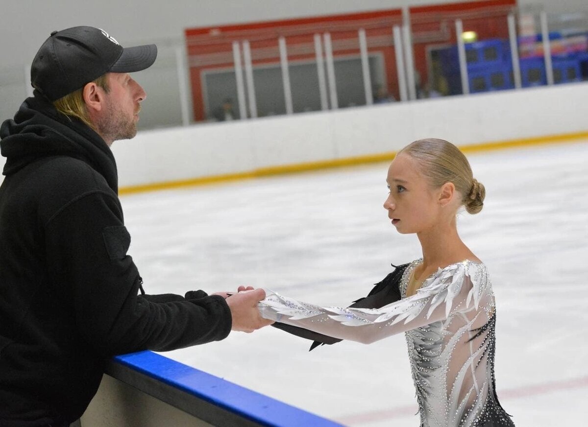 Вероника Жилина и Евгений Плющенко. Фото из открытых источников.
