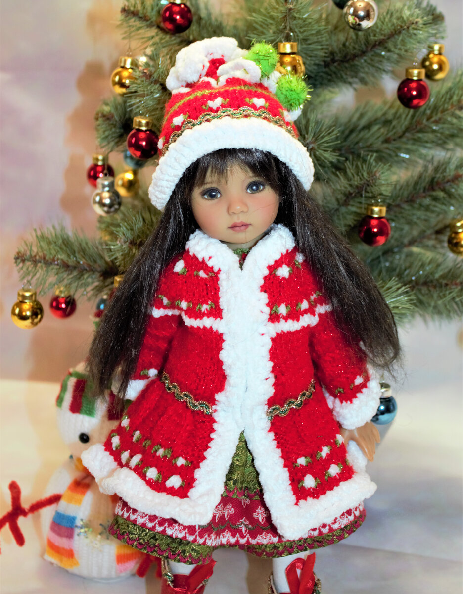 Яркий новогодний наряд. Фото и работа автора.