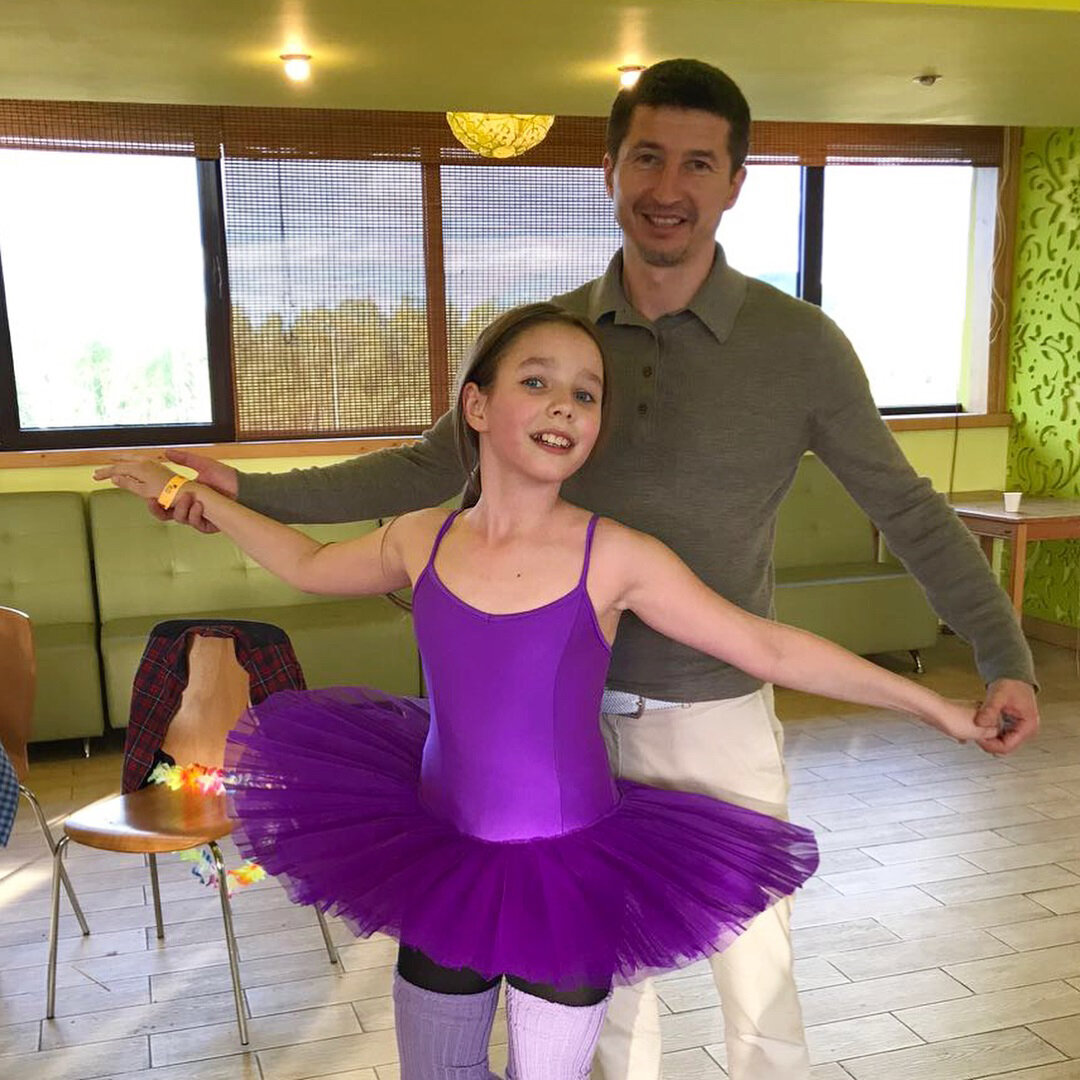 Евгений с дочерью 