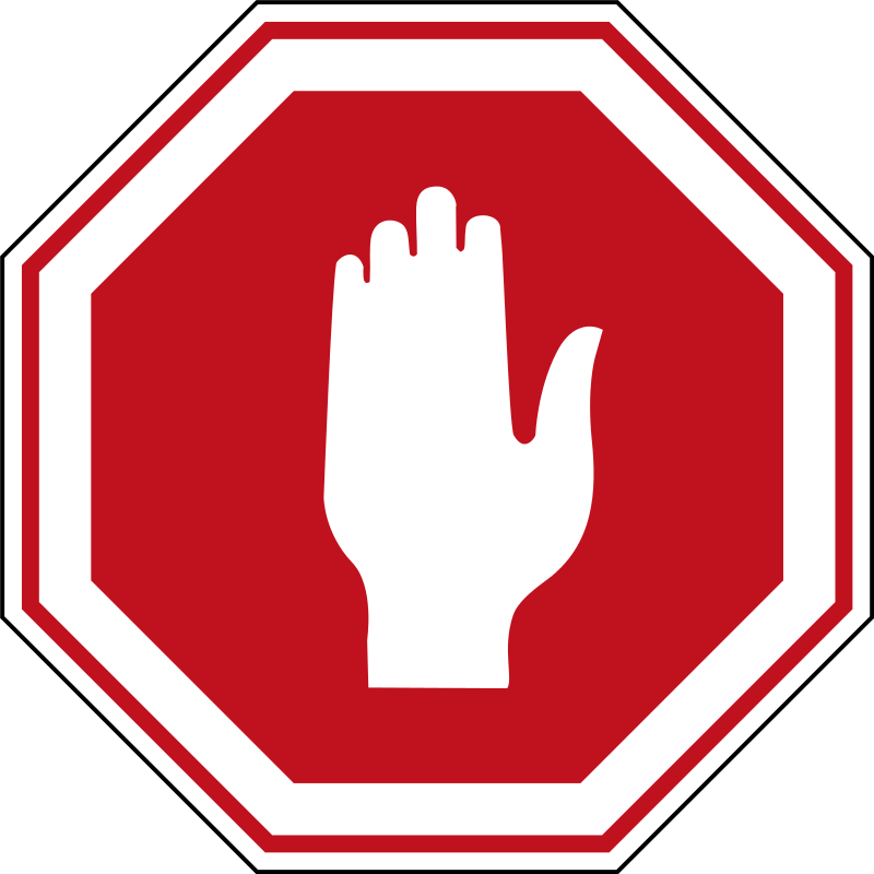 Знак STOP в Израиле