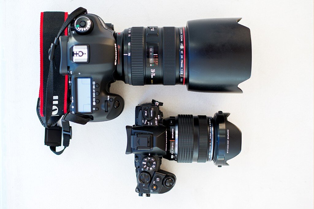 
Универсальные зум-объективы выглядят массивно в любой системе