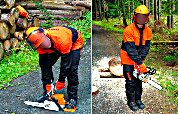 Показан пуск с земли,и между ног.