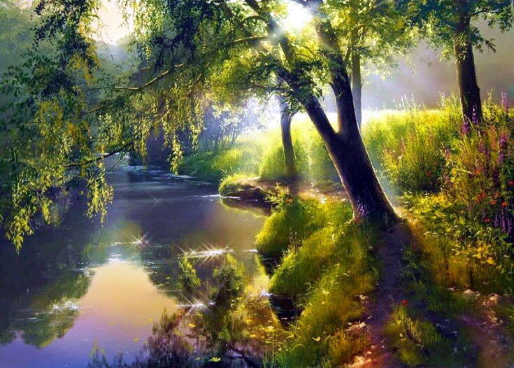 Виктор Николаевич Юшкевич "Волшебное утро"