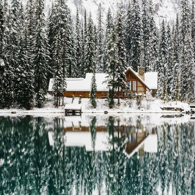 Автор прекрасно передает атмосферу канадской зимы