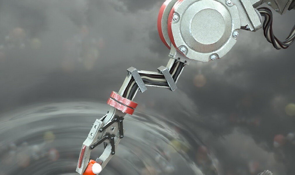 Работа молекулярного робота. Изображение взято с ресурса Яндекс Картинки