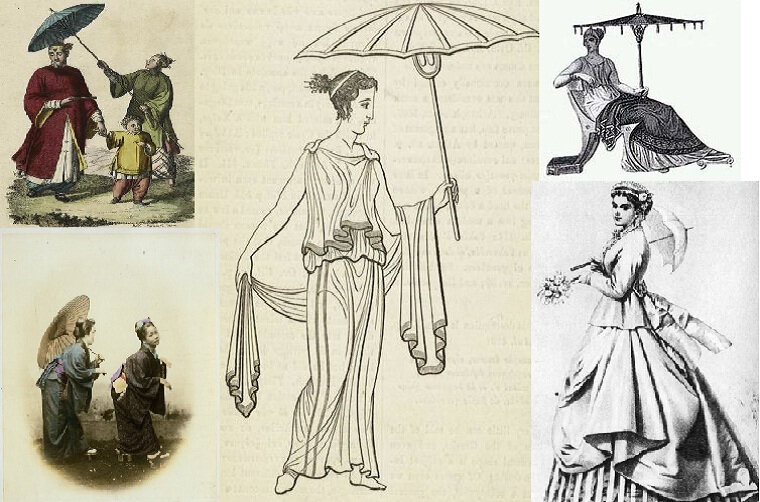 История зонтика для детей. Древнеегипетский зонт. Зонт парасоль 17 век. История возникновения зонта. Зонт исторический.