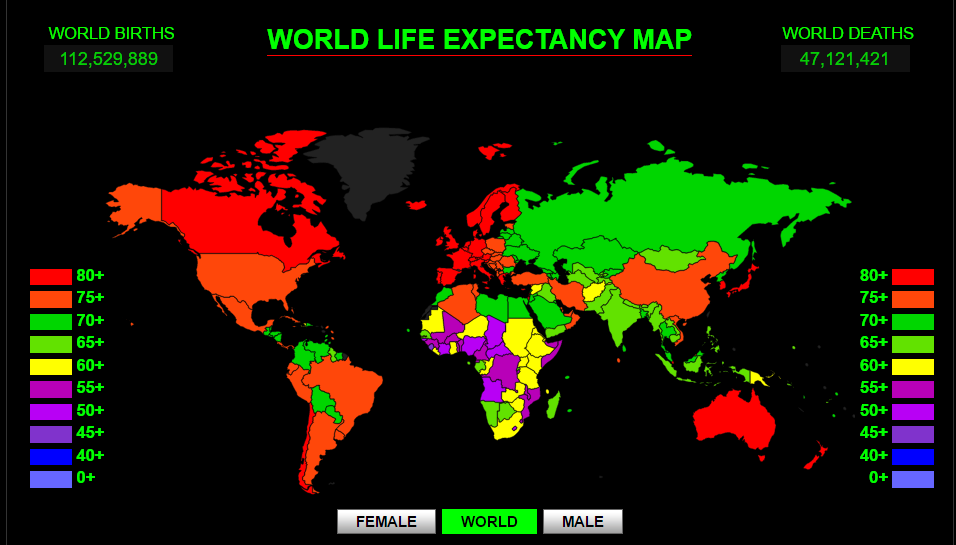 Ожидаемая продолжительность жизни карта. Ожидаемая Продолжительность жизни в мире. Карта стран по продолжительности жизни. Карта средней продолжительности жизни в мире.