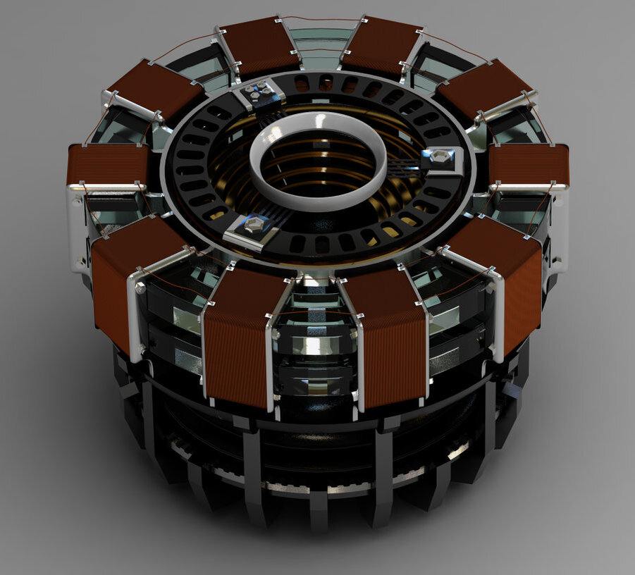 Реактор холодного синтеза старка. Ядерный реактор старка. Термоядерный реактор 3д. Реактор тони старка. Реактор тони старка.