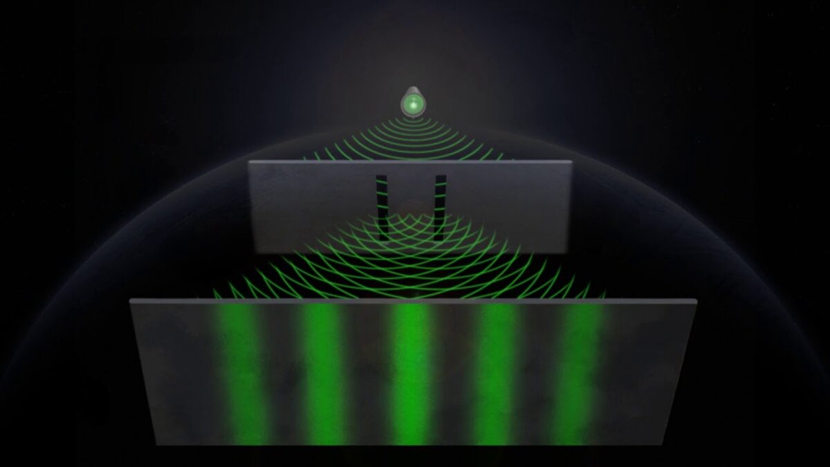 Интерференция прибор. Опыт Юнга квантовая физика. Двухщелевой опыт Юнга. Эксперимент с электронами и двумя щелями. Юнг дифракция.