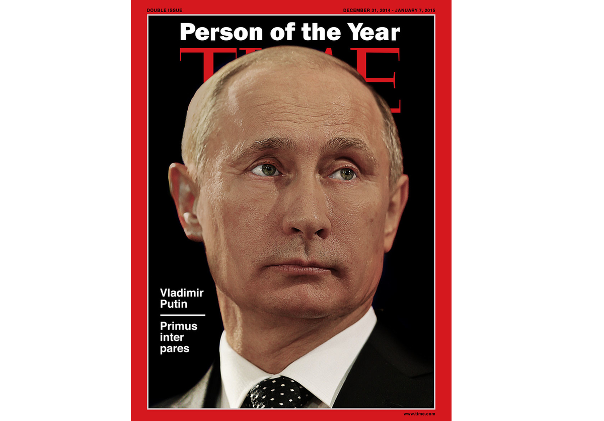 В. В. Путин - "Человек 2007 года". Оригинал: TIME.com