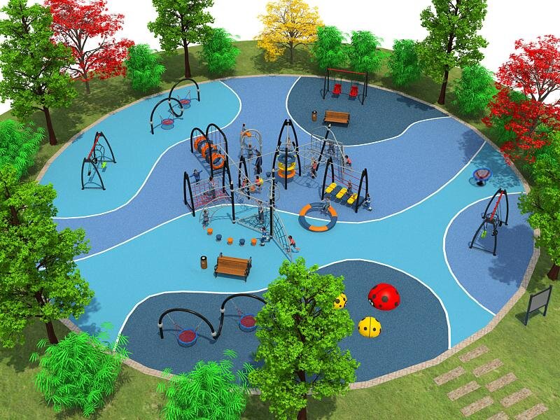 Игровой комплекс в парковой зоне (источник: www.pervomayskiy-mo.ru) 