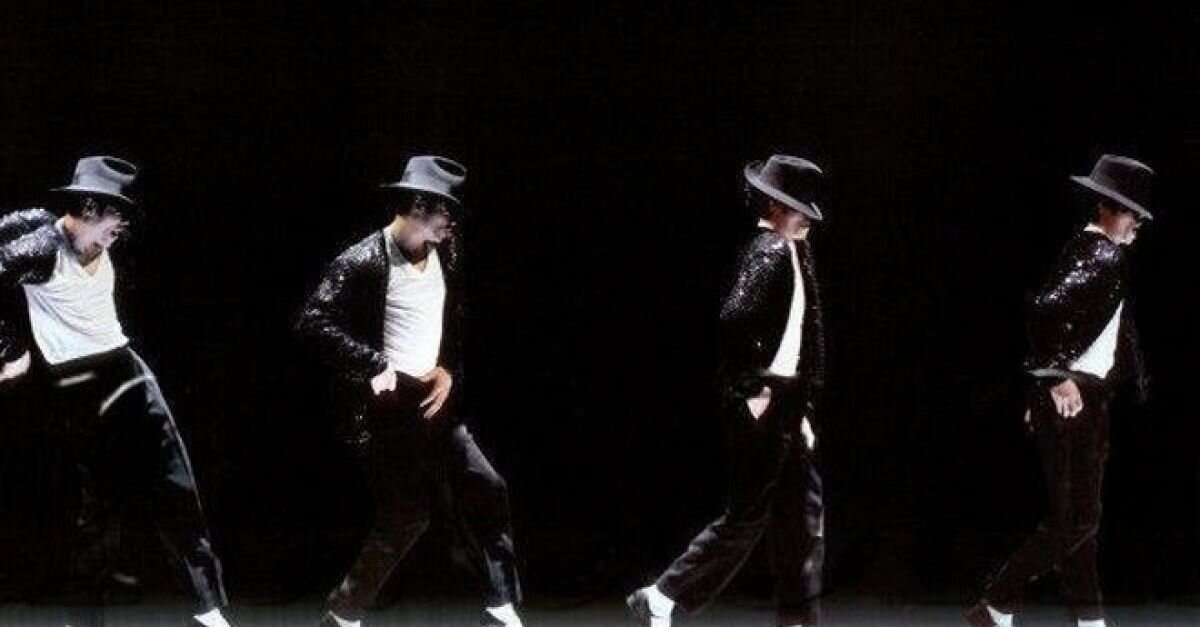 Знаменитая "лунная походка"