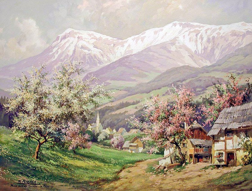  Карл Флиер родился 18 мая 1881 года в Вене в семье мелкого почтового служащего.   Увлечение живописью проявилось в раннем детстве, что родители будущего художника всячески поощряли.