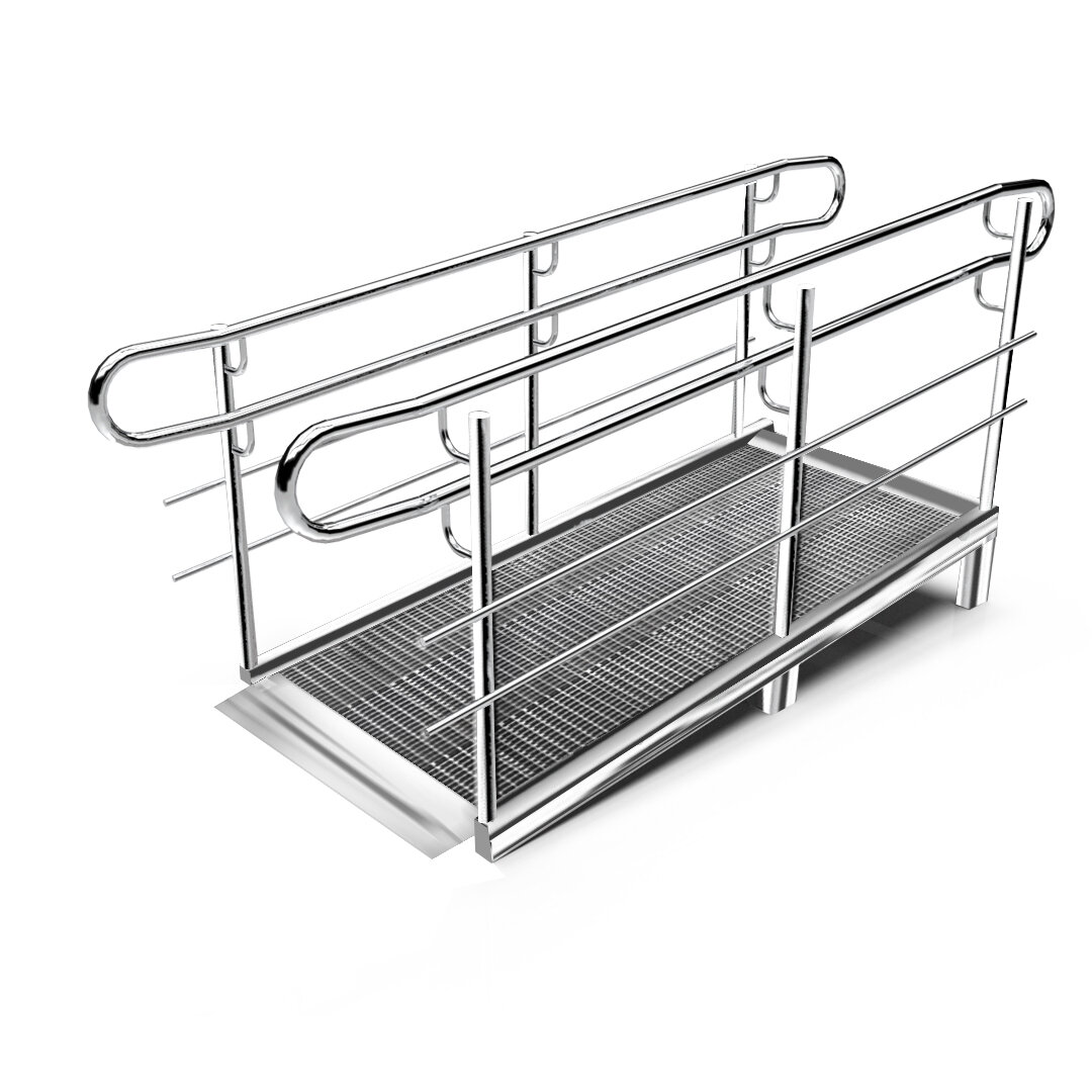 Стационарный пандус модель ЛЮКС