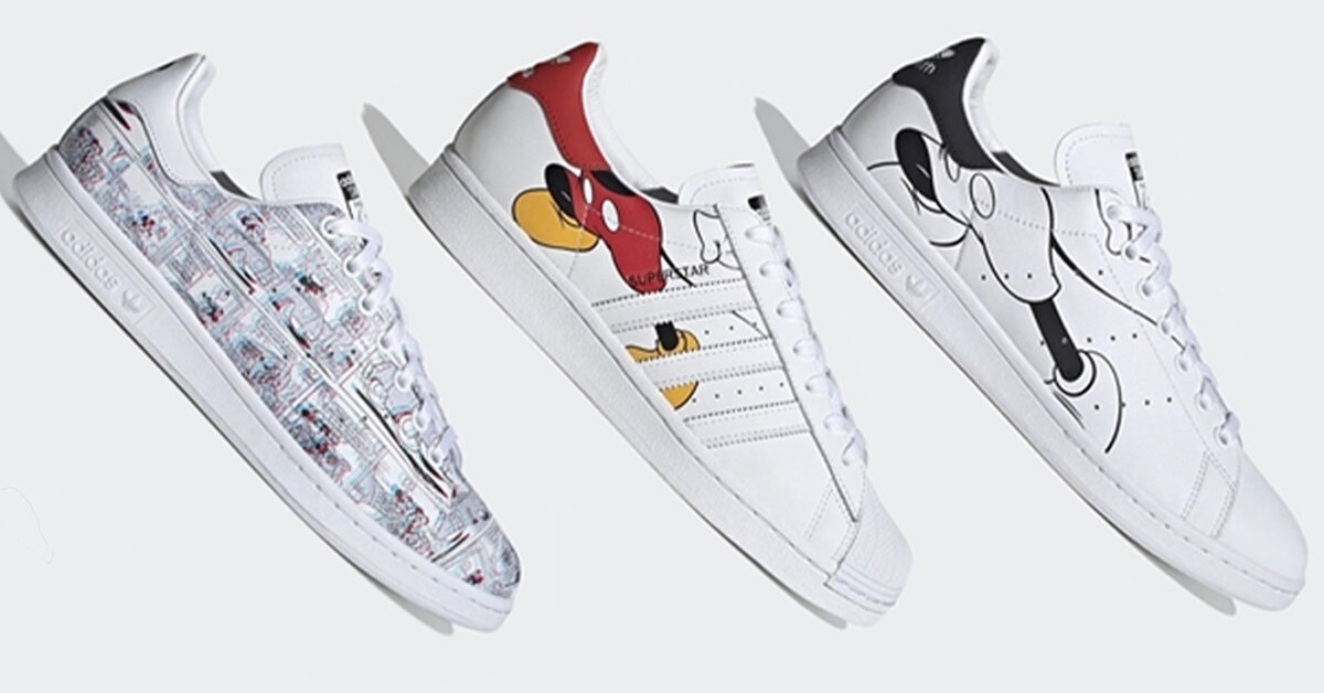 adidas Stan Smith и adidas Superstar x The Mickey Mouse