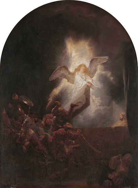 Воскресение Христово. Рембрандт, 1636 г.