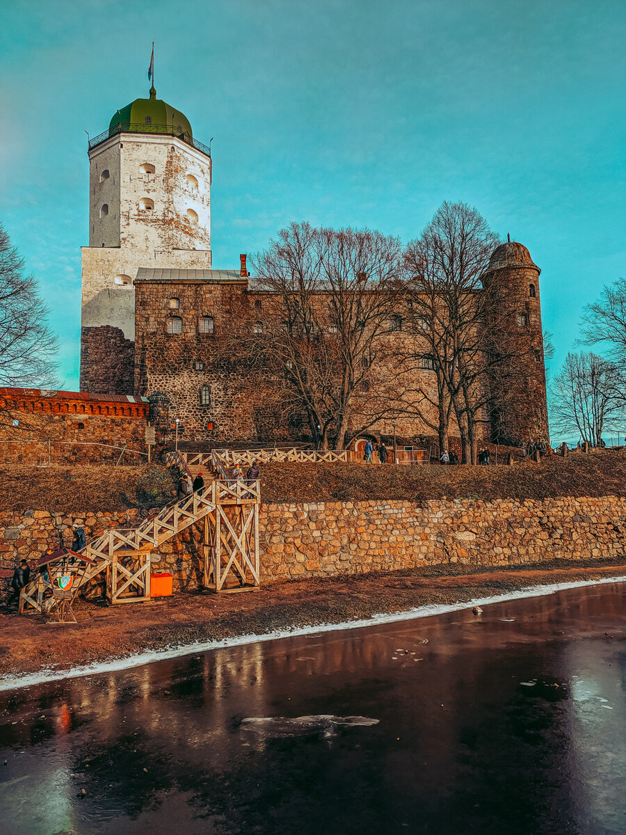 Выборг фото с замка