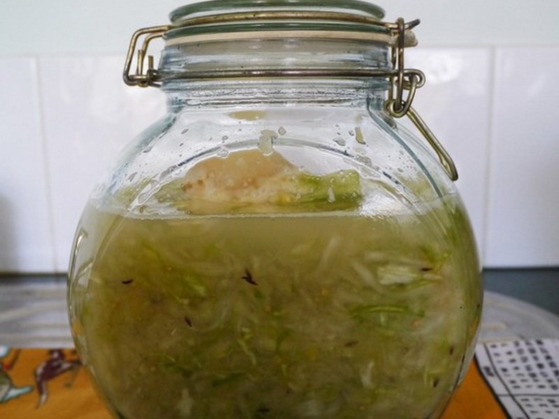 Когда осталась в банке только хряпа...