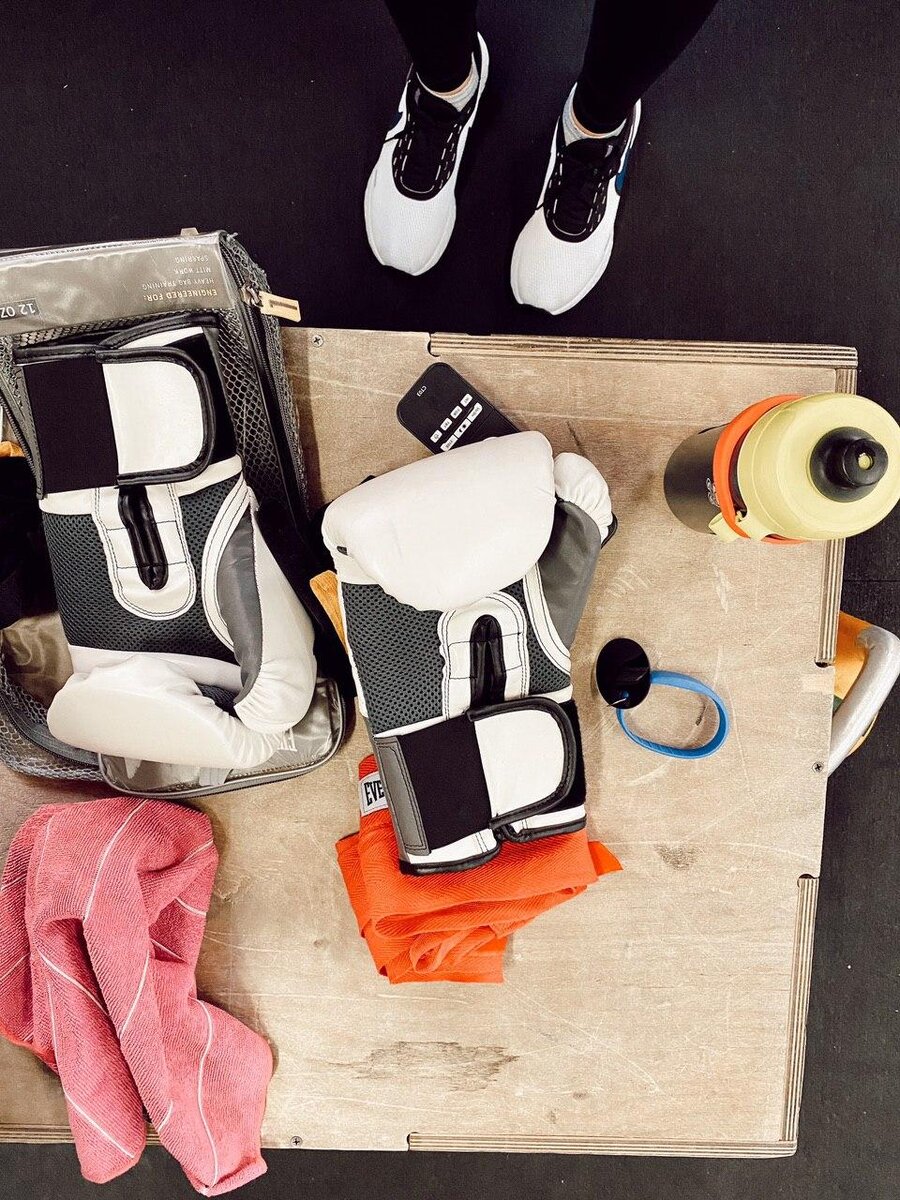 Тренировка по кикбоксингу