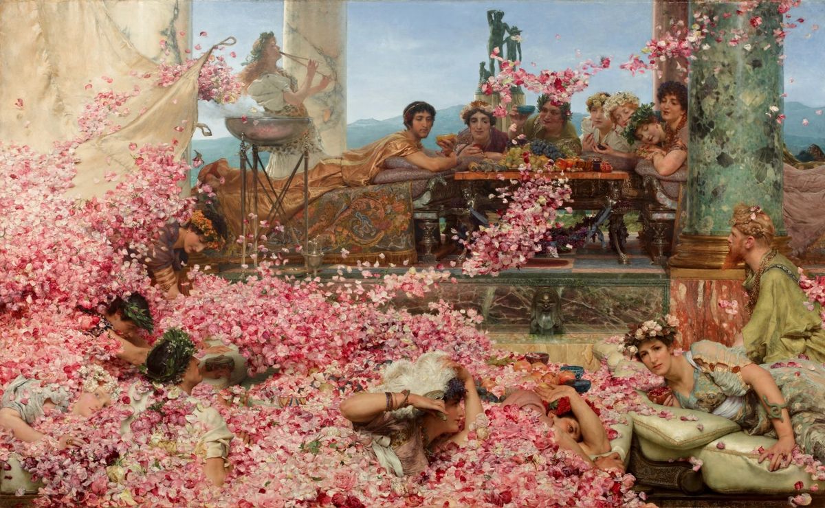 The Roses of Heliogabalus - 1888 год ("Розы Галиогабала" - художника Лоуренса Альма-Тадемы)