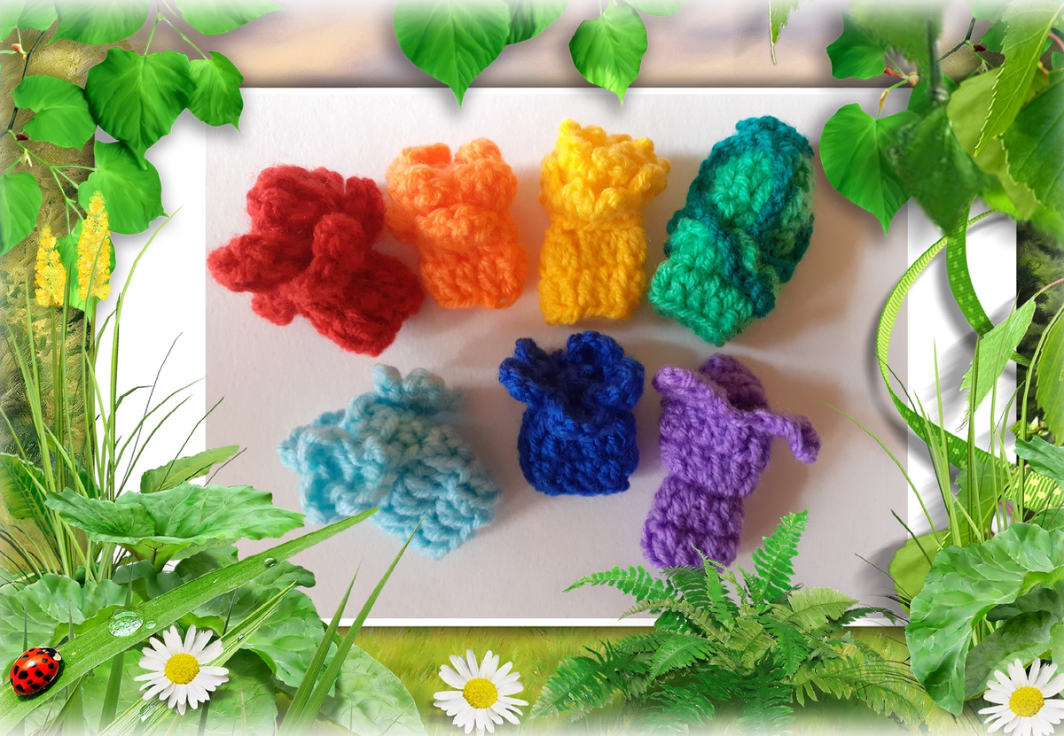 Цветочный пальчиковый театр из набора "Радуга - волшебница"