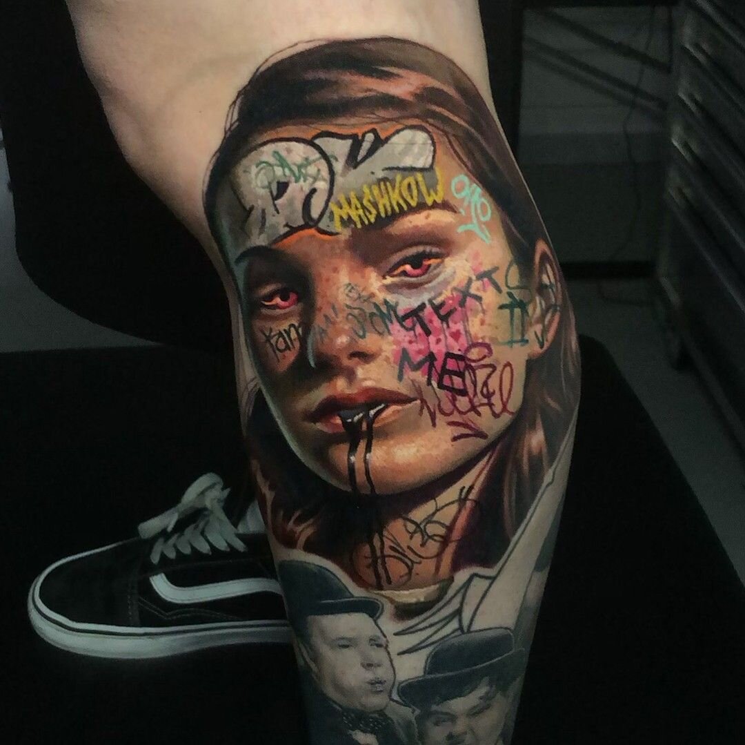 Татуировки реализм