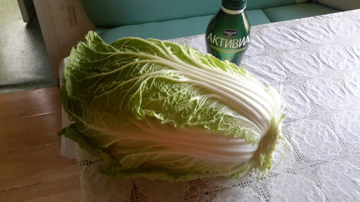 Готовый кочанчик пекинской капусты