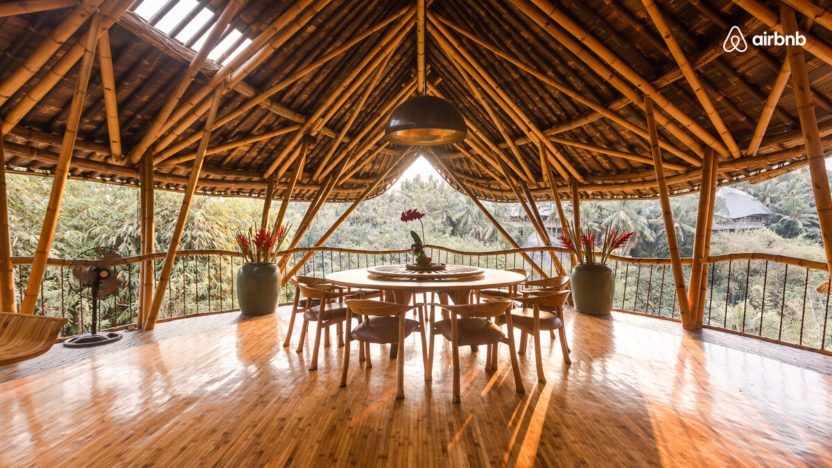 Бамбуковый дом на Бали