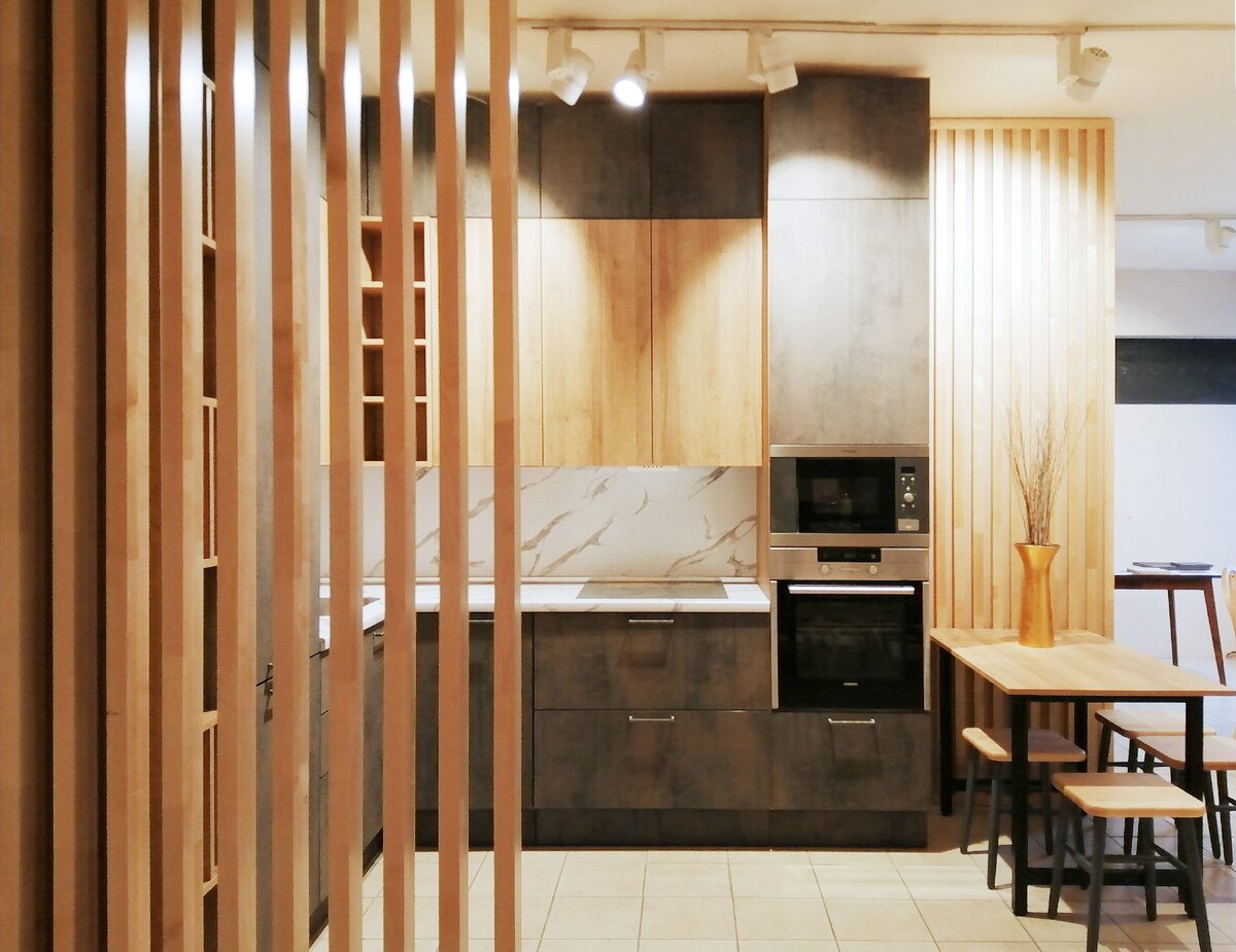 Кухня Лера с Эко балками от eco-fab.ru