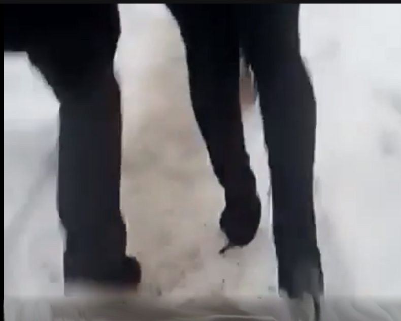 на каблуках