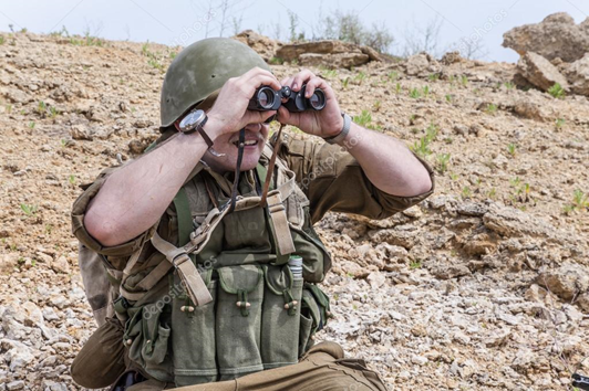 Примерно так руководитель занятия «вычислял» укрытия разведчиков