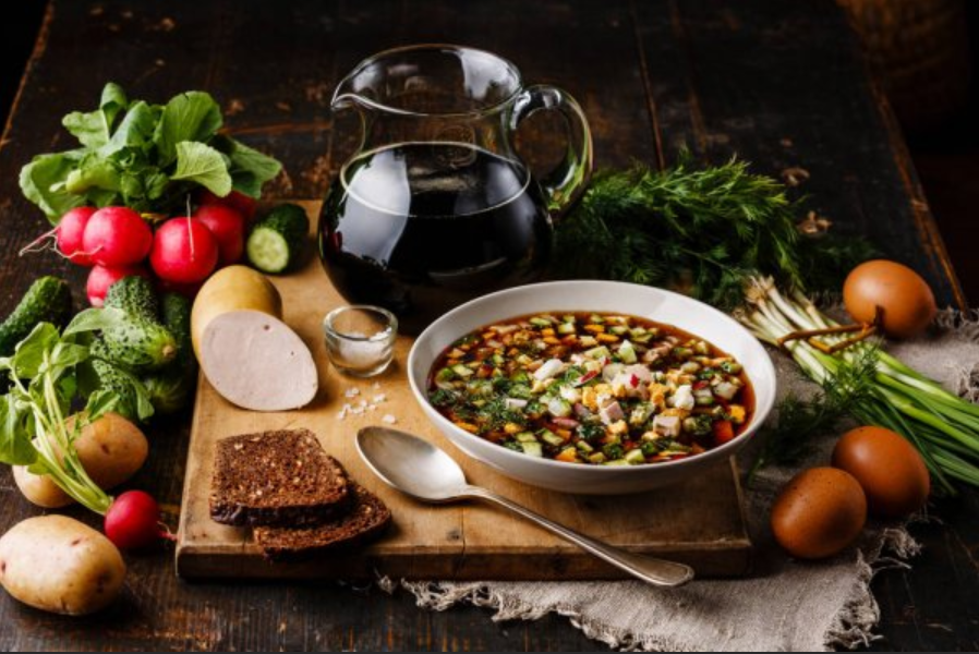 Исконно русское блюдо окрошка