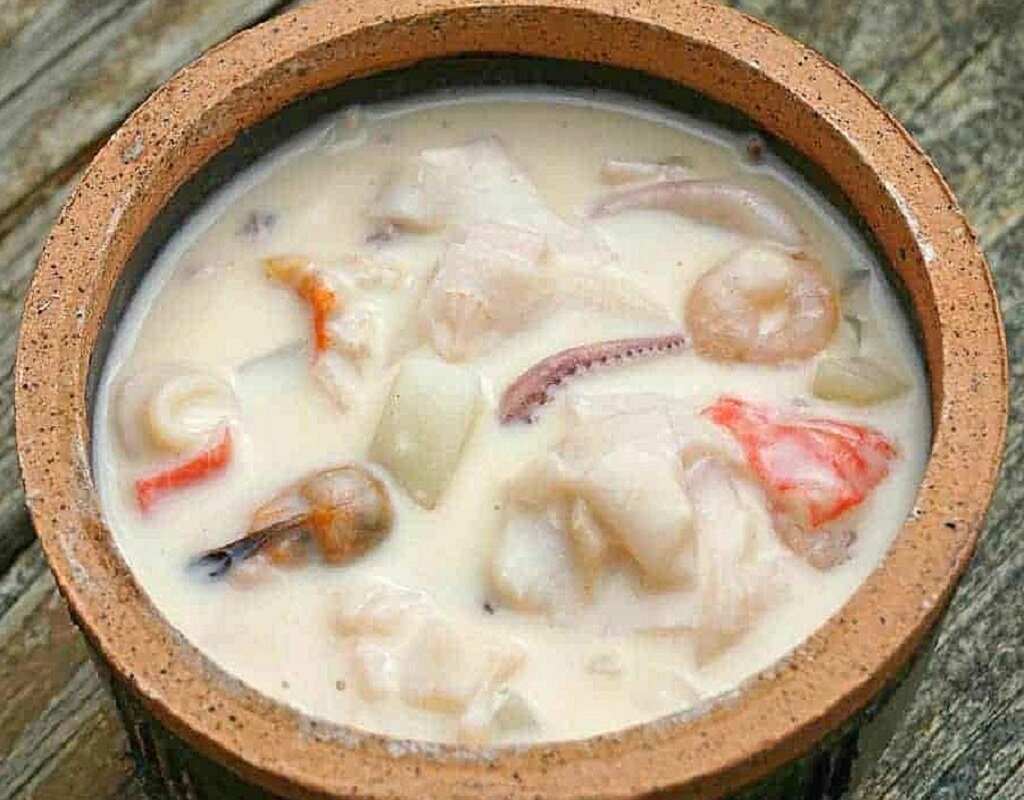 Сливочный суп с морепродуктами - пошаговый рецепт с фото на Готовим дома