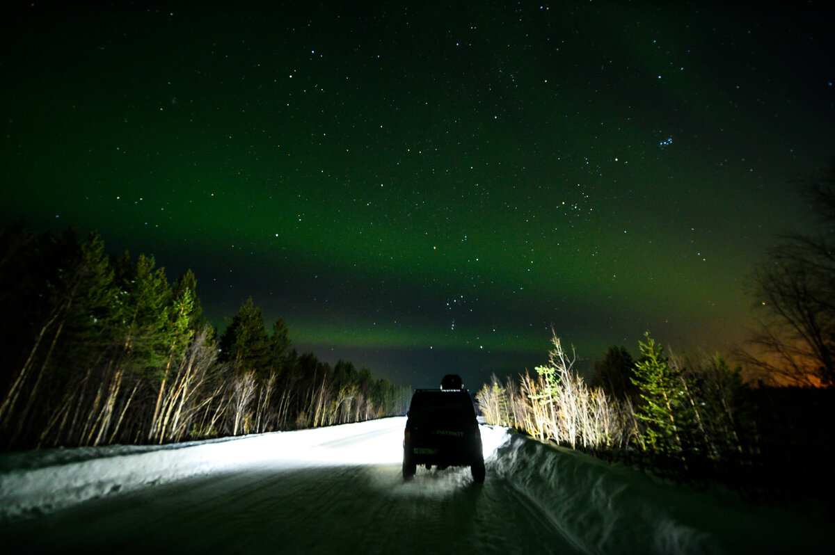 где-то за Оленегорском