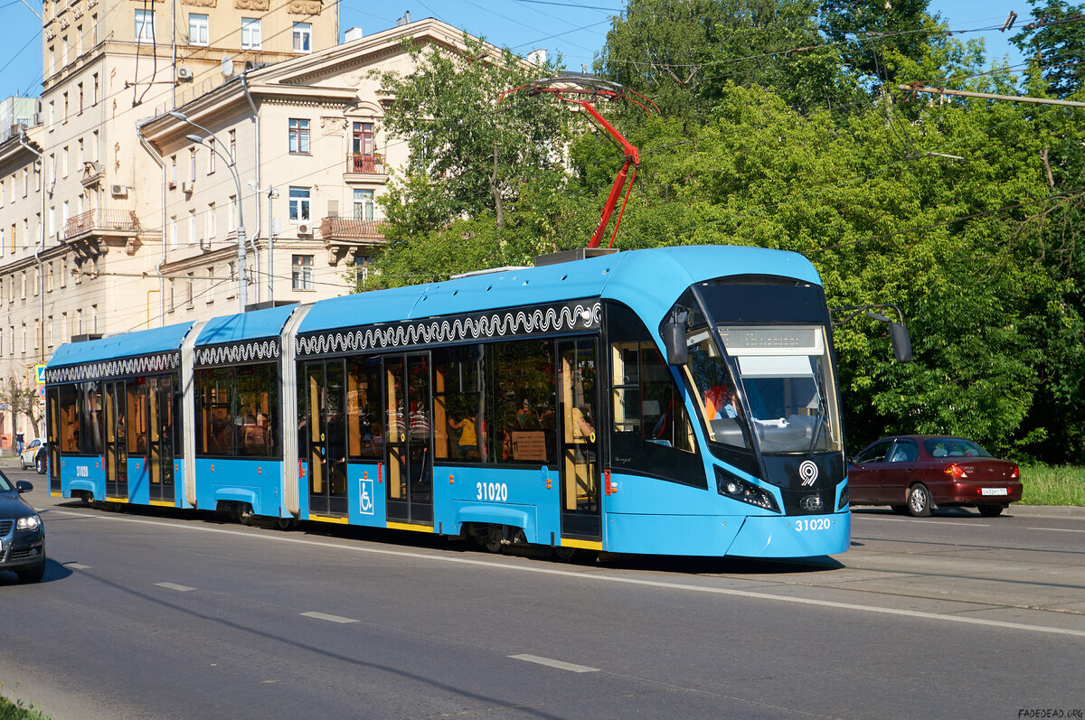 современные трамваи в москве
