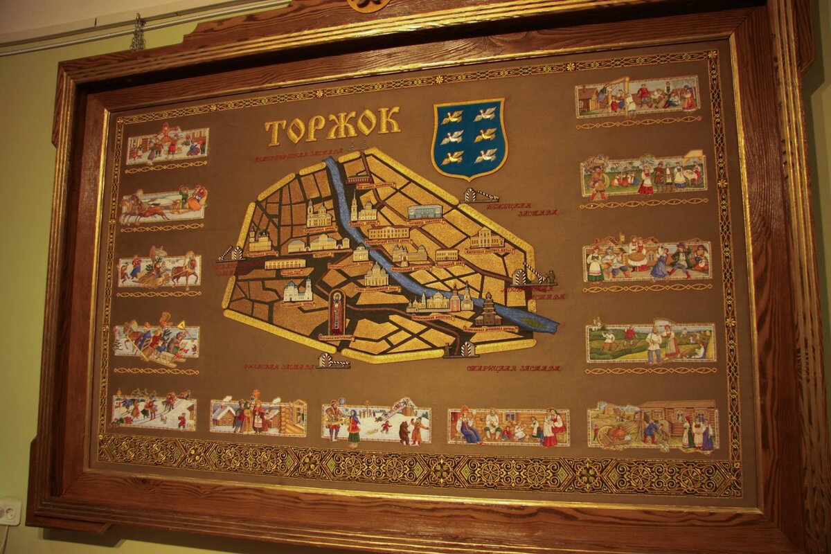 Экспонат музея художественного училища золотного шитья в Торжке / фото из личного архива