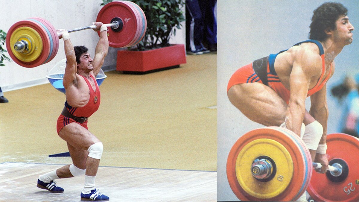 Штангист Олимпийский чемпион